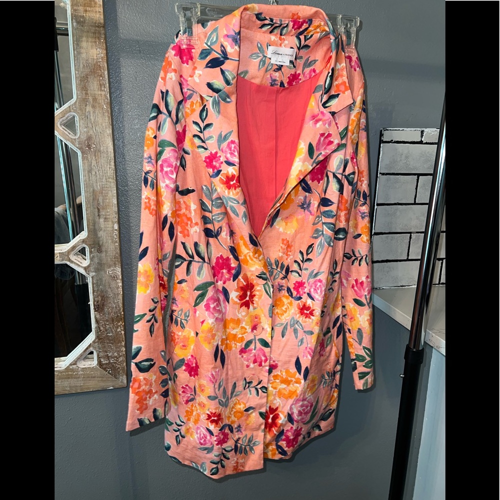 Lovers+ Friends 
Miller Blazer Mini in Sunset Floral